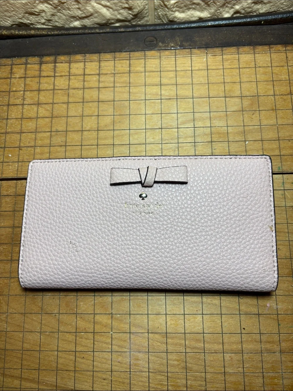 3 Kate Spade Leather Wallets Cream/Beige, Pink and Eggplant Purple